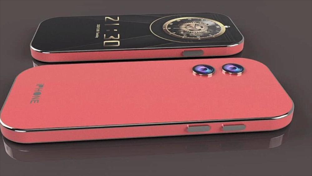 iphone13迷你概念机屏幕小巧无刘海机身比iphone12轻薄