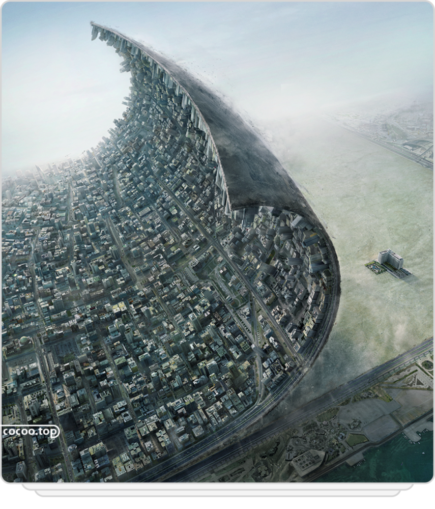 运用,通过对某事物的局部做一些处理而使之开始悖逆它应有的空间性质