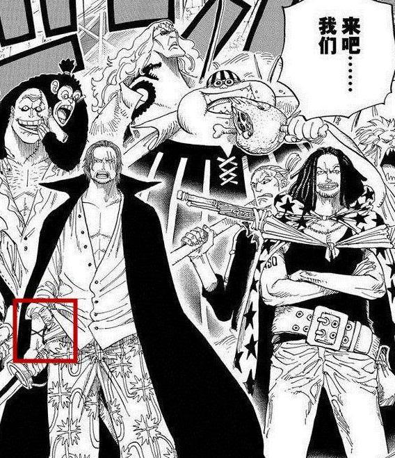 海贼王:红发是天龙人的身份坐实,手臂上的"纹身"出卖了一切!_腾讯新闻