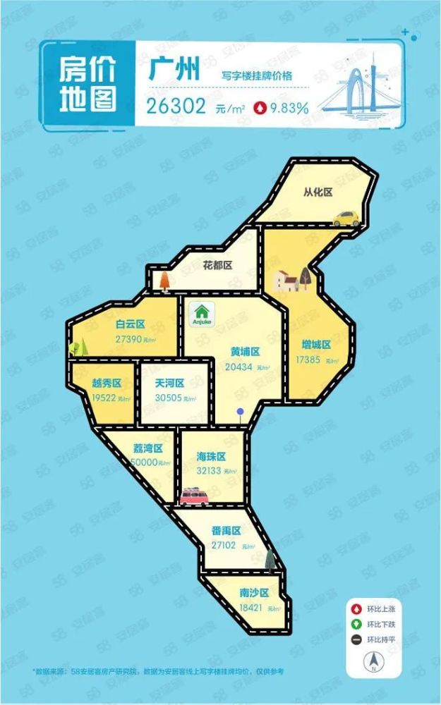 2020新一线城市排名_《2020年Q4写字楼价格地图》:杭州挂牌价格领跑新一