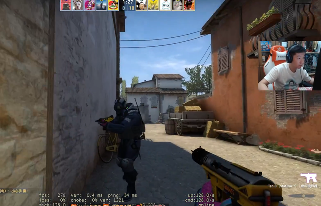 ququ上演天秀预判五杀,玩家直呼这是行走的警用喷子|ququ|csgo|五杀