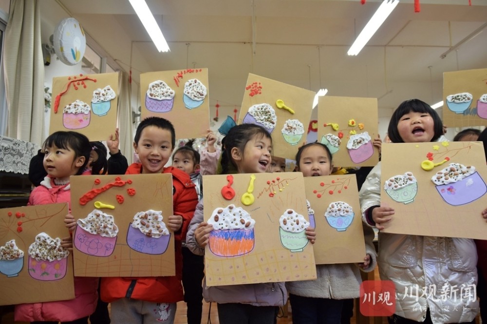 内江东兴：迎腊八 品民俗 让孩子体验浓浓的传统文化