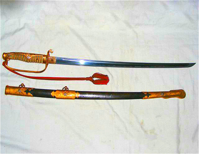 日本军官的佩刀