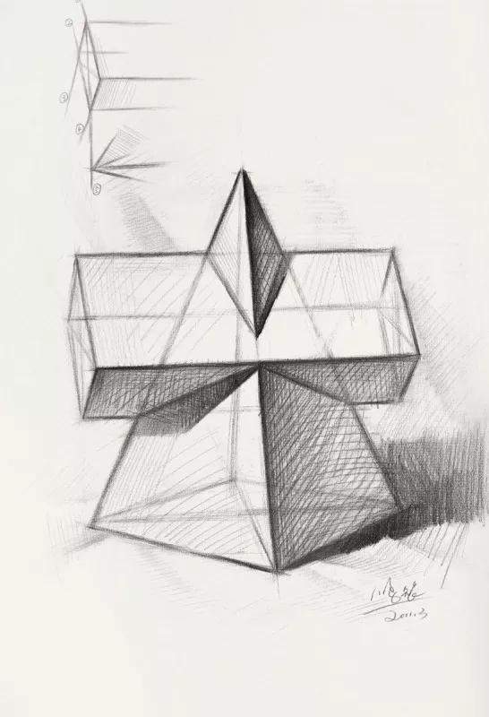 造型总是练不好校尉美术来教你如何练习物体结构