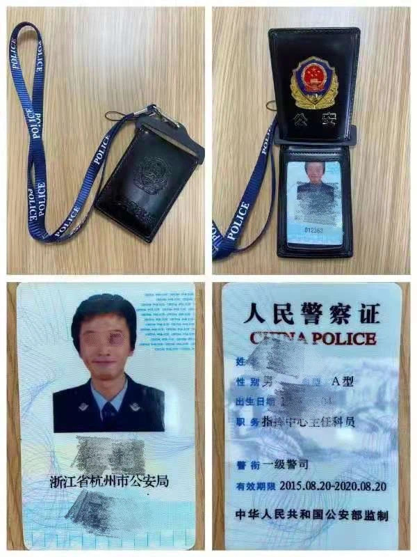 杭州交警滨江大队浦沿中队民警在浦沿路和浦炬街路口南侧例行检查