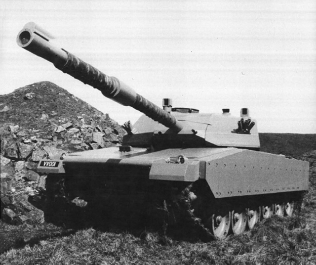 乔巴姆复合装甲也不好使卖不出去的英国维克斯mk7坦克