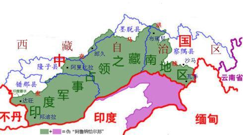 印度趁中国忙于内战无暇顾及边疆,就派军队进入门隅地区,1951年2月2日