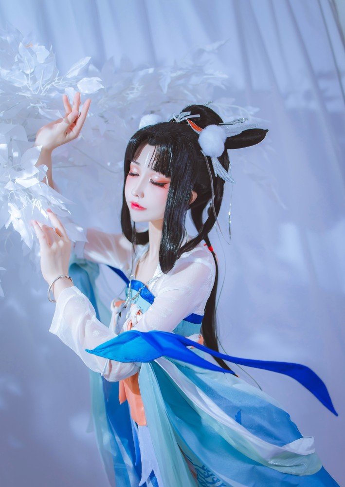 王者荣耀嫦娥如梦令cos正片