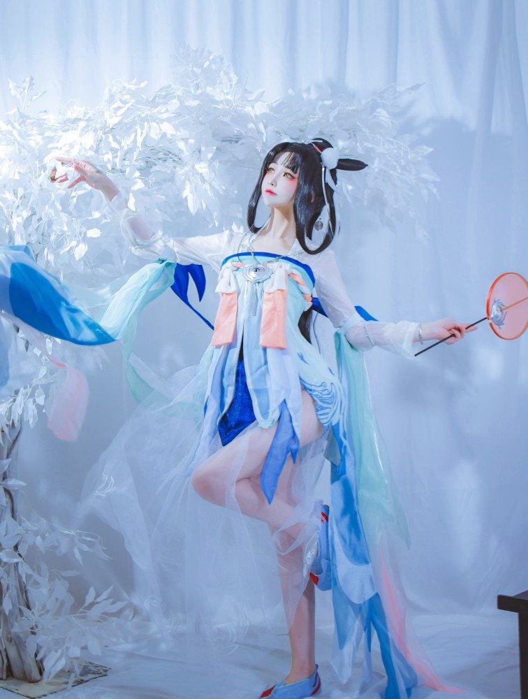 王者荣耀嫦娥如梦令cos正片