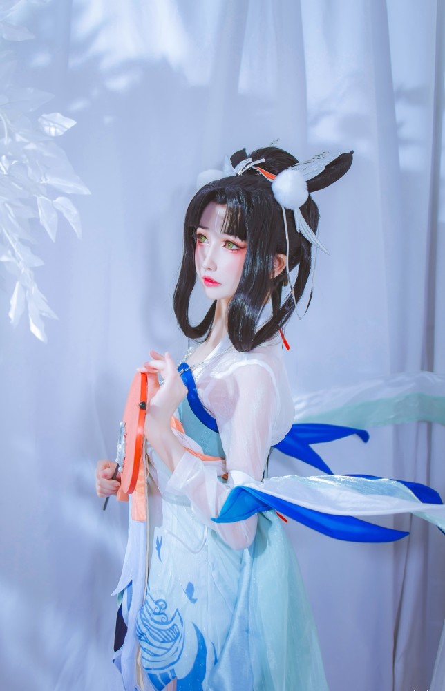 王者荣耀嫦娥如梦令cos正片