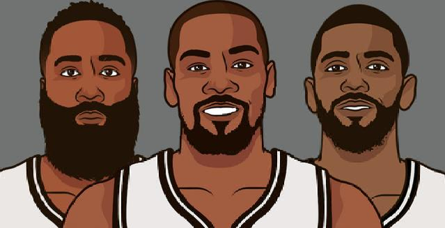 篮网三巨头闪亮上场灰头土脸下场