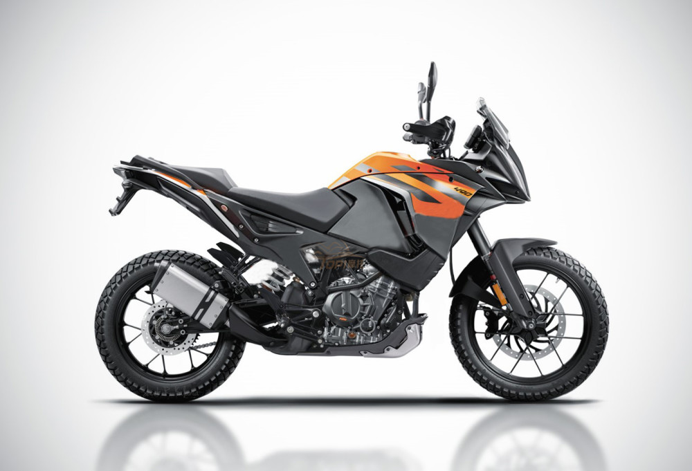 小排量双缸拉力ktm490adv效果图出炉看起来比390成熟
