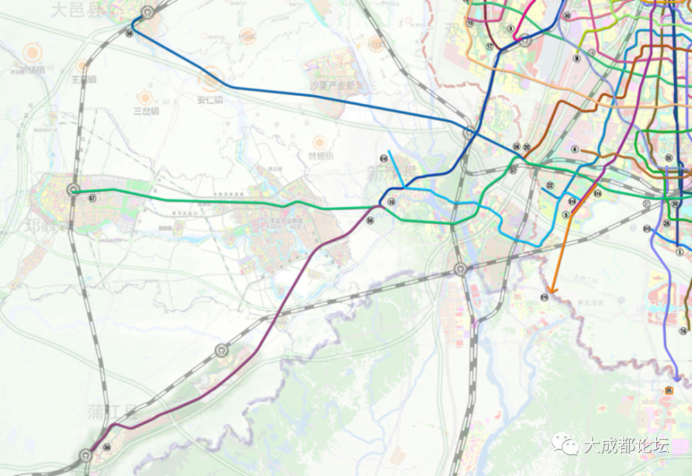崇州,大邑,邛崃及蒲江四县市轨道交通规划_腾讯新闻