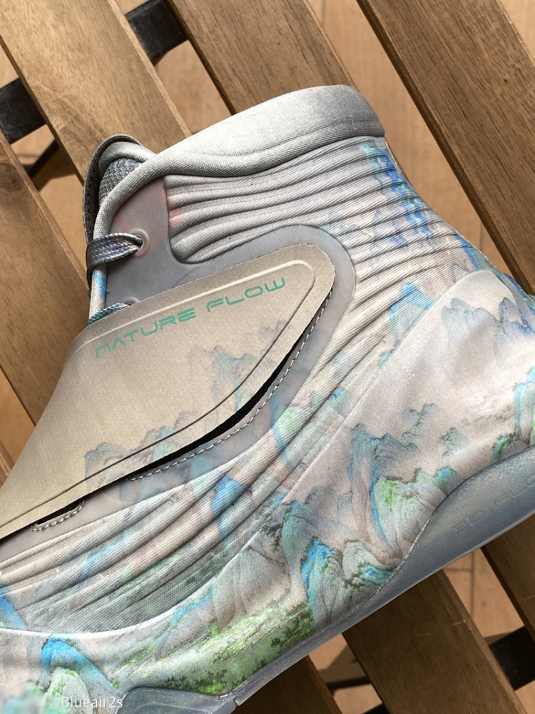 kt6再曝新配色千里江山图颜值爆表安踏玩中国风强过李宁