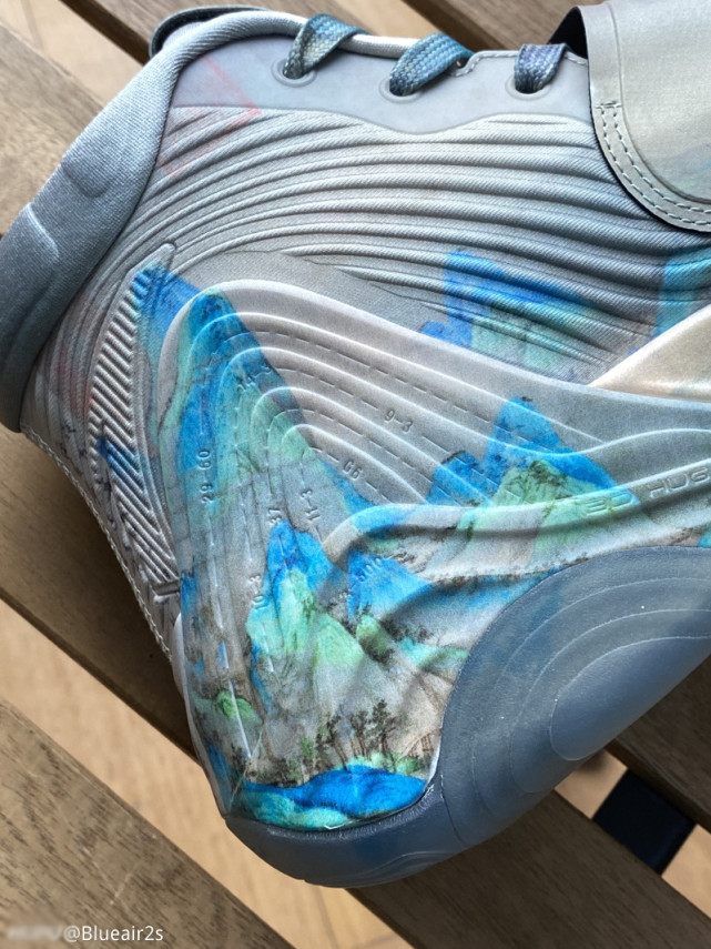 kt6再曝新配色千里江山图颜值爆表安踏玩中国风强过李宁