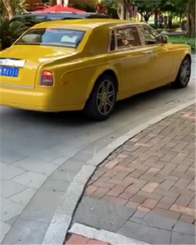 凭《老鼠爱大米》走红的杨臣刚,出行劳斯莱斯幻影,车牌还是1111_腾讯