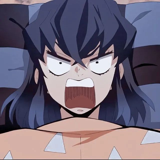 第146期动漫男头鬼灭之刃嘴平伊之助无水印男生头像