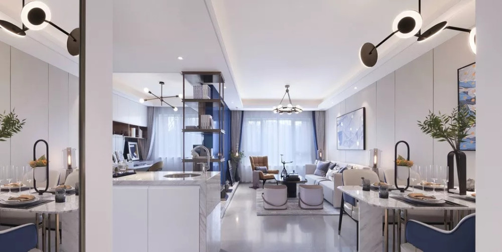 101平现代风三居井然有序生活是处处意趣