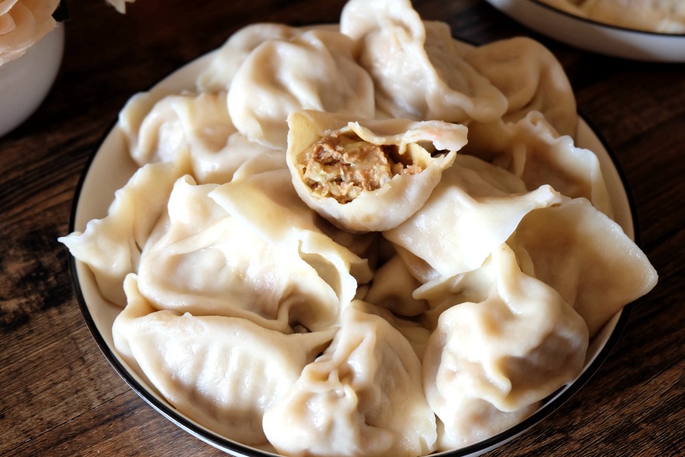 羊肉饺子配白菜看看这做法白菜不出水味道鲜年夜饭饺子有了