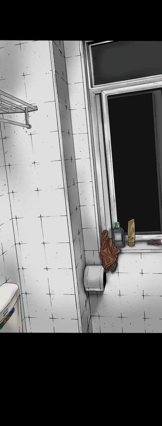 【恐怖漫画】洗脸 洗手间角落的东西