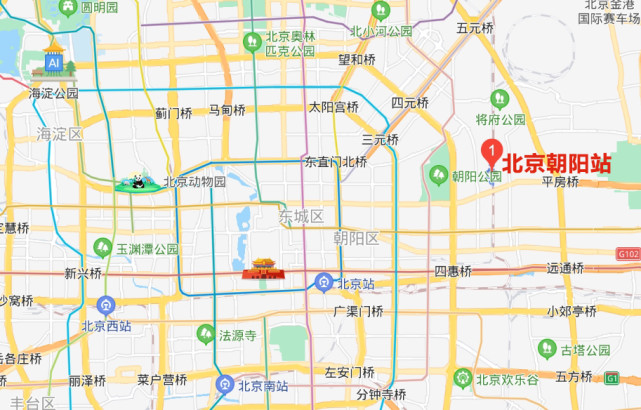 北京火车站分布图图片