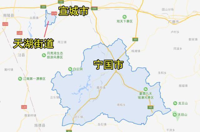 安徽宁国市最独特的"镇,飞到宣城市区边,远离宁国市区