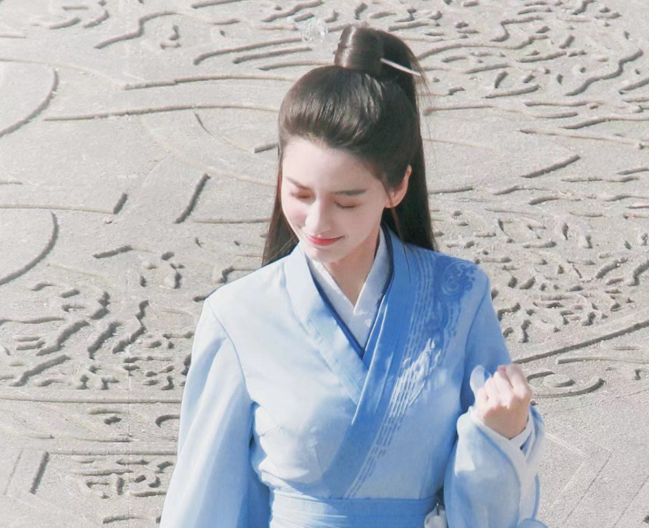 杨颖《尘缘》最新造型路透,清新脱俗,翩若惊鸿_腾讯新闻