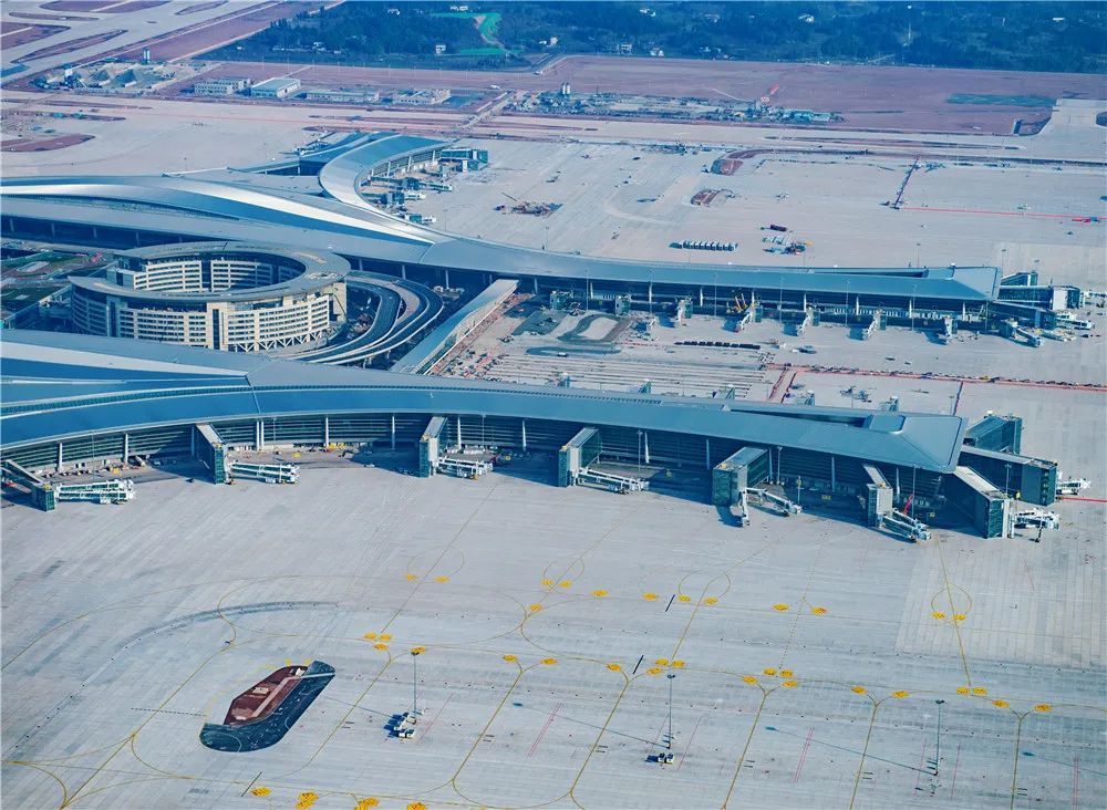 1月12日航拍天府国际机场1月12日航拍天府国际机场西一跑道1月20日