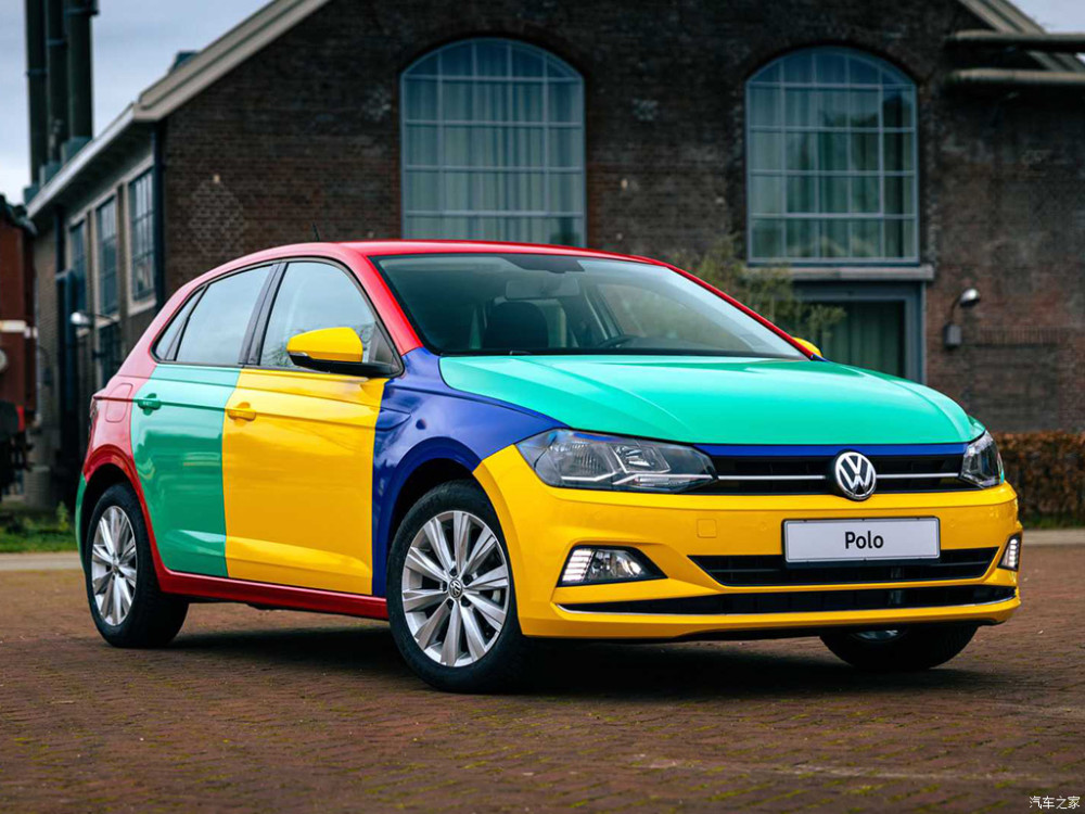 车身多种颜色混搭新大众polo特别版官图发布