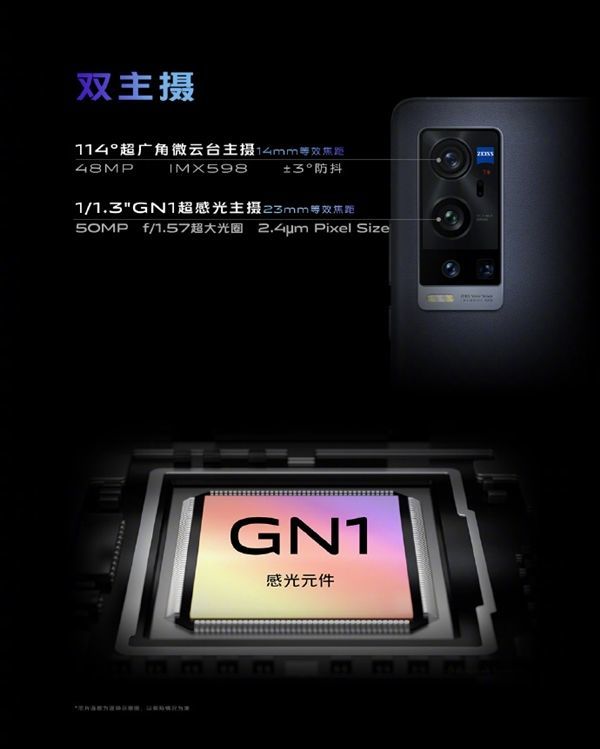 vivo x60 pro 摄像头细节:双主摄