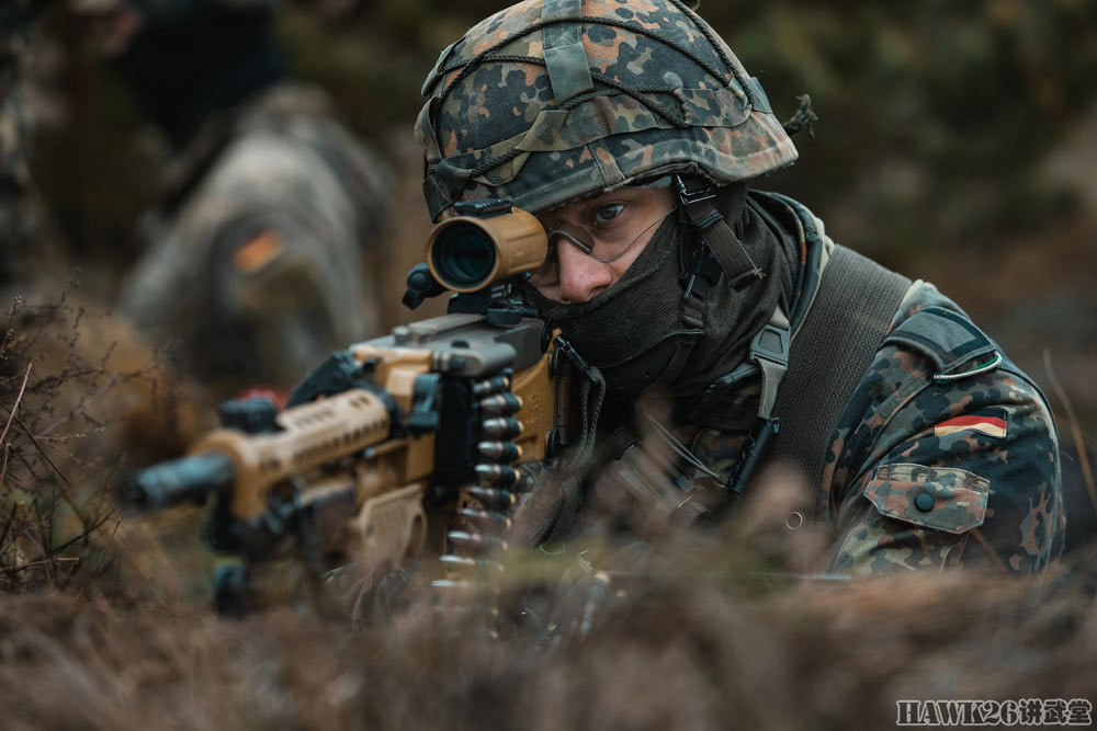 德军装甲掷弹兵实弹射击训练"铁拳3"火箭筒mg5机枪全部亮相