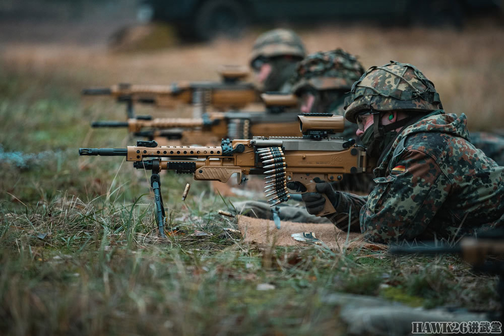 德军装甲掷弹兵实弹射击训练"铁拳3"火箭筒mg5机枪全部亮相