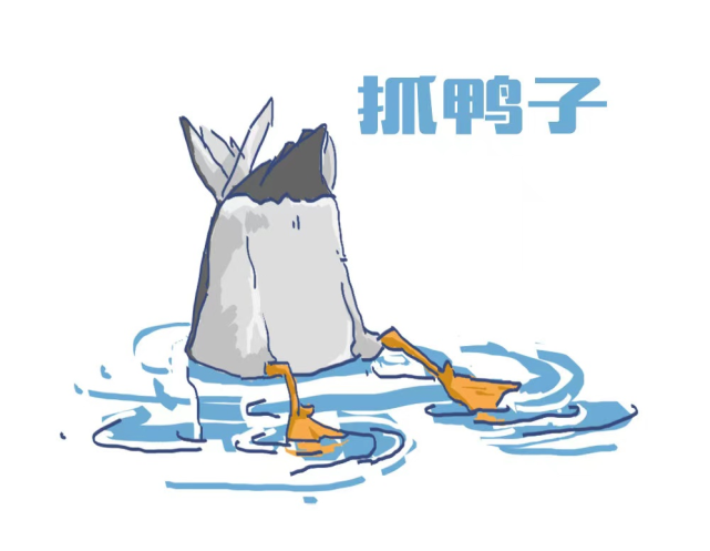 人传人魔性接力游戏抓鸭子抓几只抓3只抓着了嘎嘎嘎