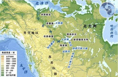 些河是加拿大第一长河,全长4241千米,仅次于密西西比河,为北冰洋水系