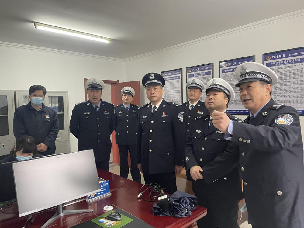 南京江北新区公安分局交警支队沈虎警务工作室揭牌启用仪式