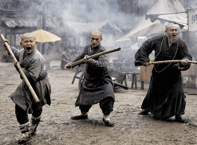 《南少林之怒目金刚》上映,虚竹大战鬼脚七,致敬李连杰首导电影