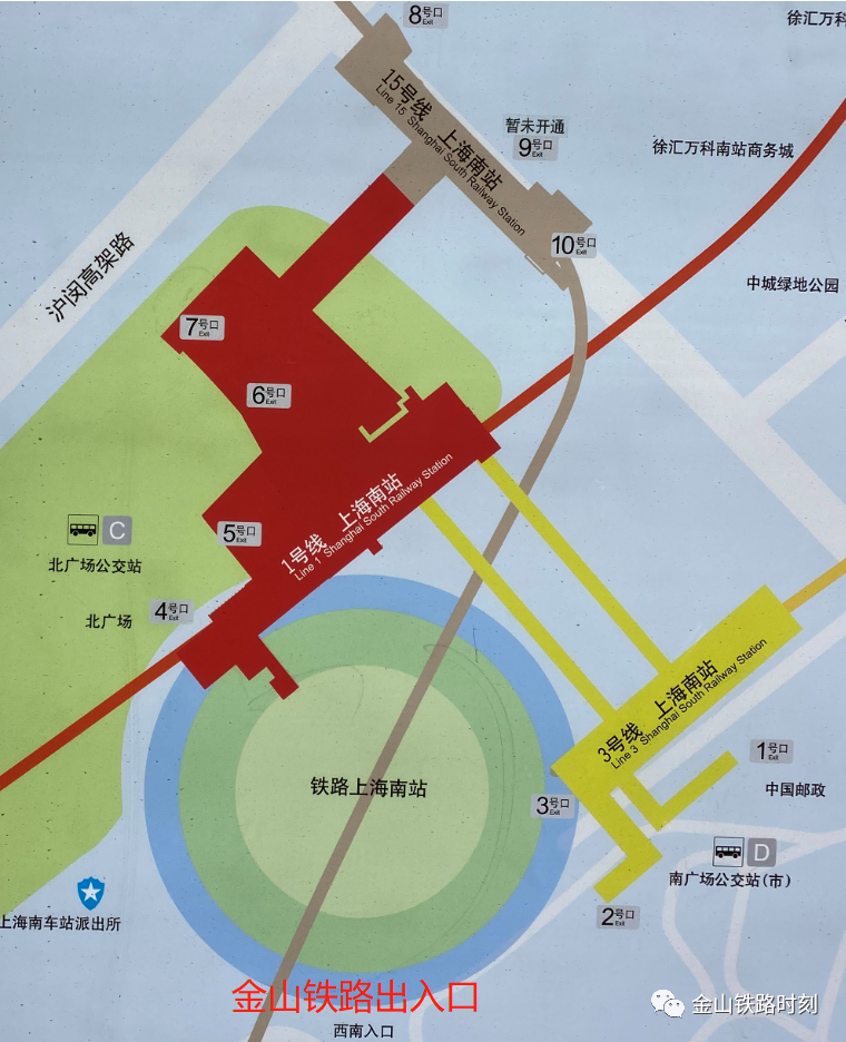 金山铁路地图图片