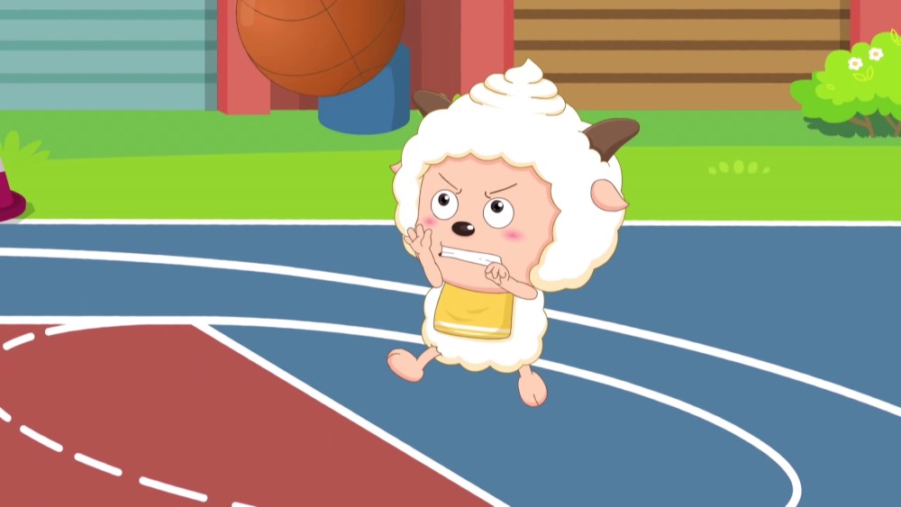 喜羊羊与灰太狼:懒羊羊加入篮球队,他的投篮技术一流_腾讯新闻