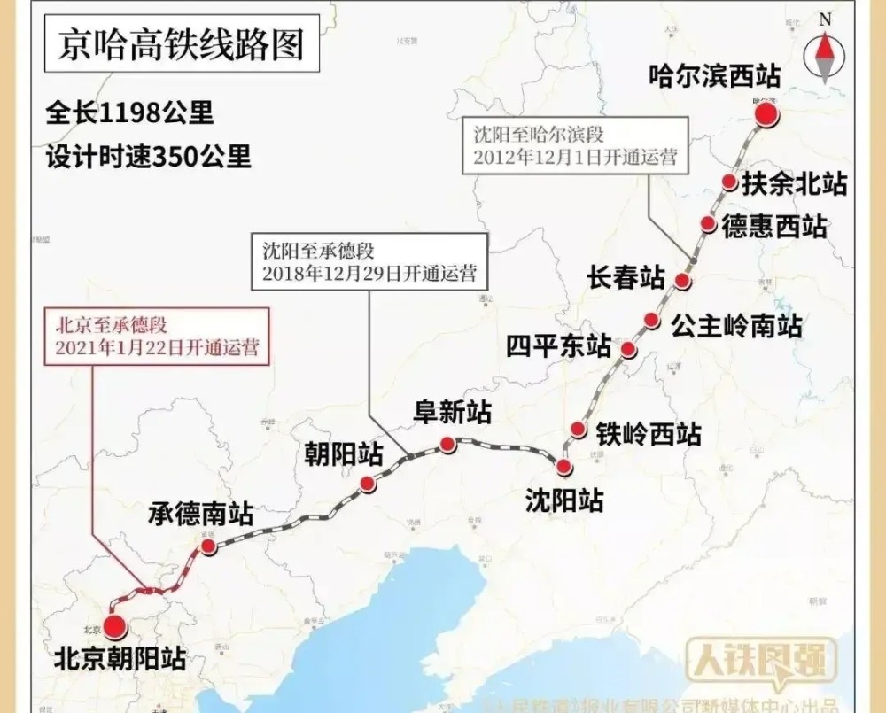 京沈高铁开通,东北三省要闹分家?这是说的哪一出?_腾讯新闻