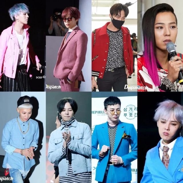 权志龙历年发型合集