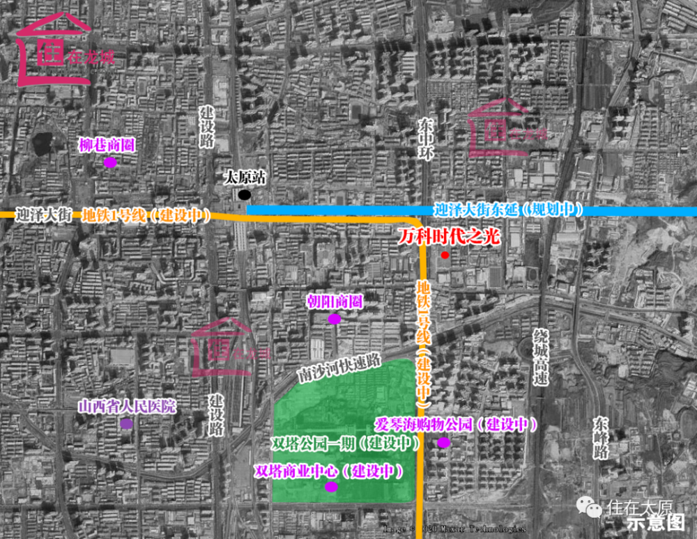 太原迎澤大街東延工程3月啟動某小區未建成9層樓房列入拆遷範圍