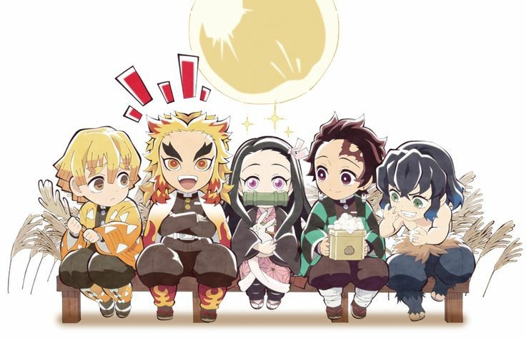 集体大合照鬼灭之刃