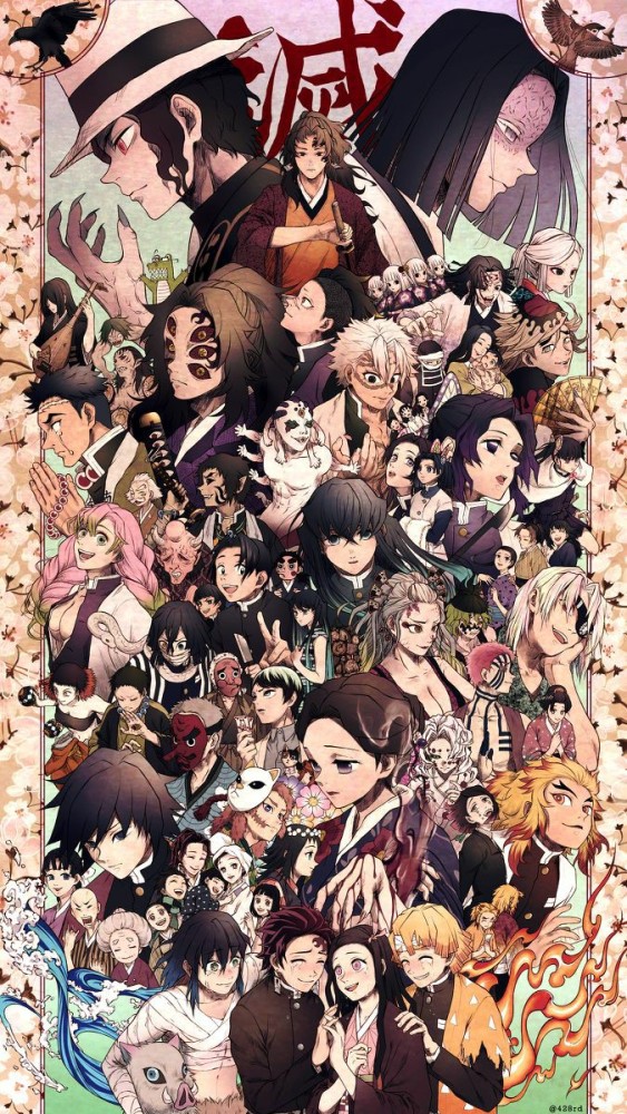 集体大合照鬼灭之刃