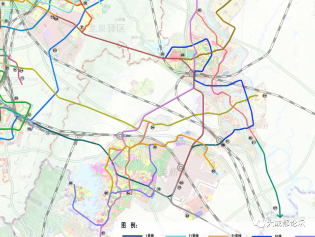 成都东部新区及简阳市轨道交通规划
