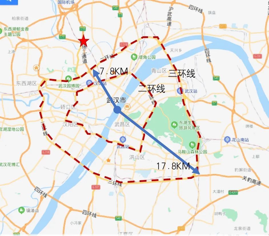 天河,被納入新三環,或將成為武漢主城的一部分.
