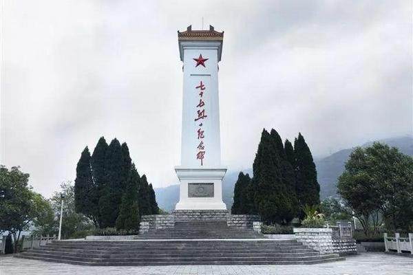 长阳红6军军长李勋等77名烈士纪念碑