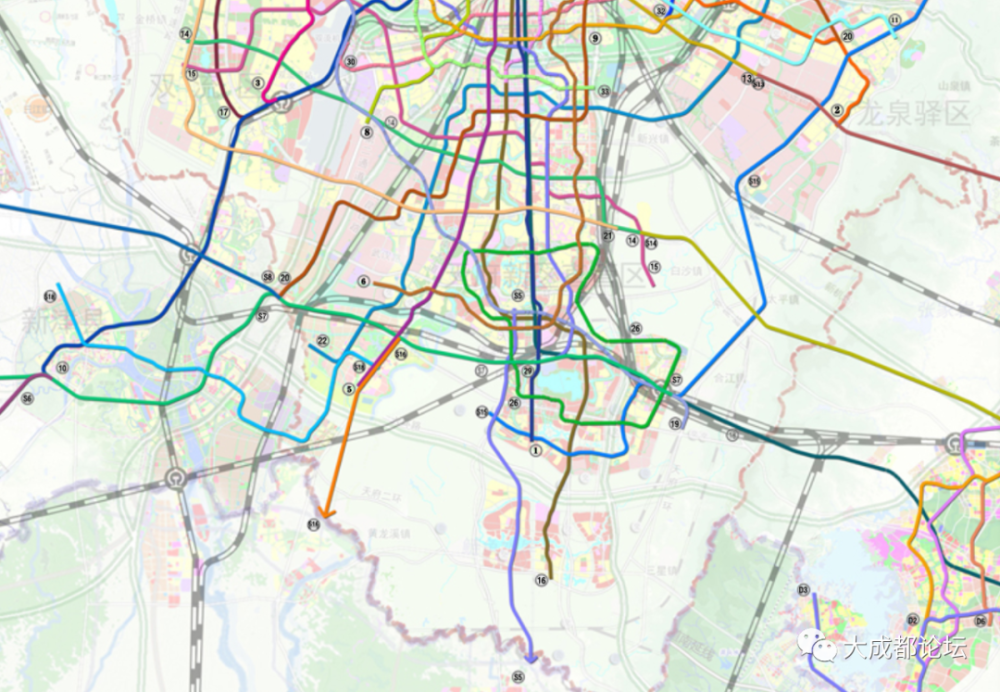 天府新区轨道交通规划_腾讯新闻