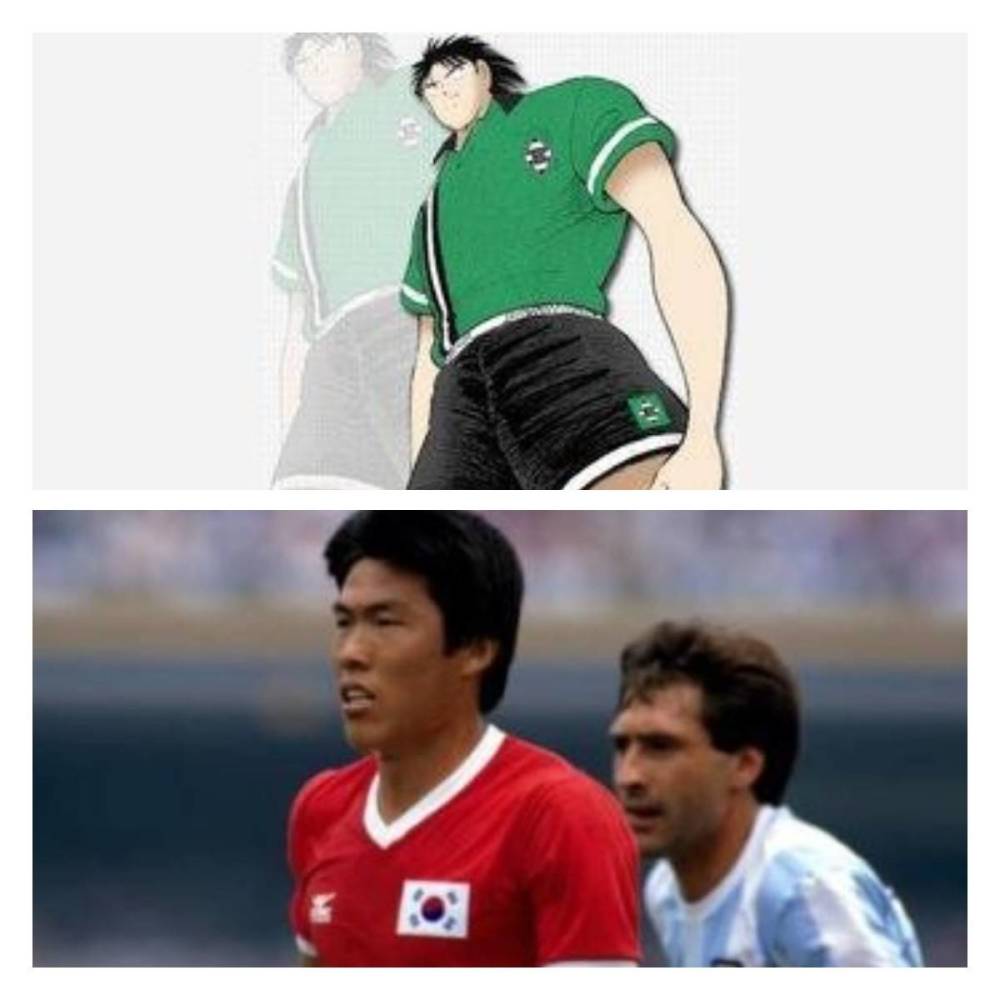 大空翼-水岛武藏(不知名日本职业球员) 肖俊光-容志行 车仁天-车范根