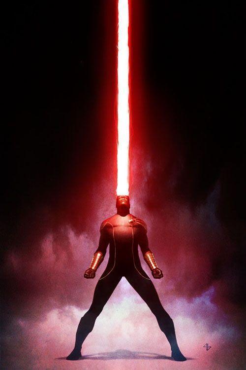 眼部发出光束dc有超人漫威有镭射眼中国的让人笑出声