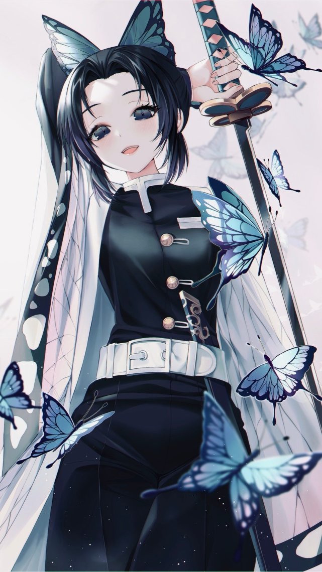 鬼灭之刃蝴蝶忍莫西莫西